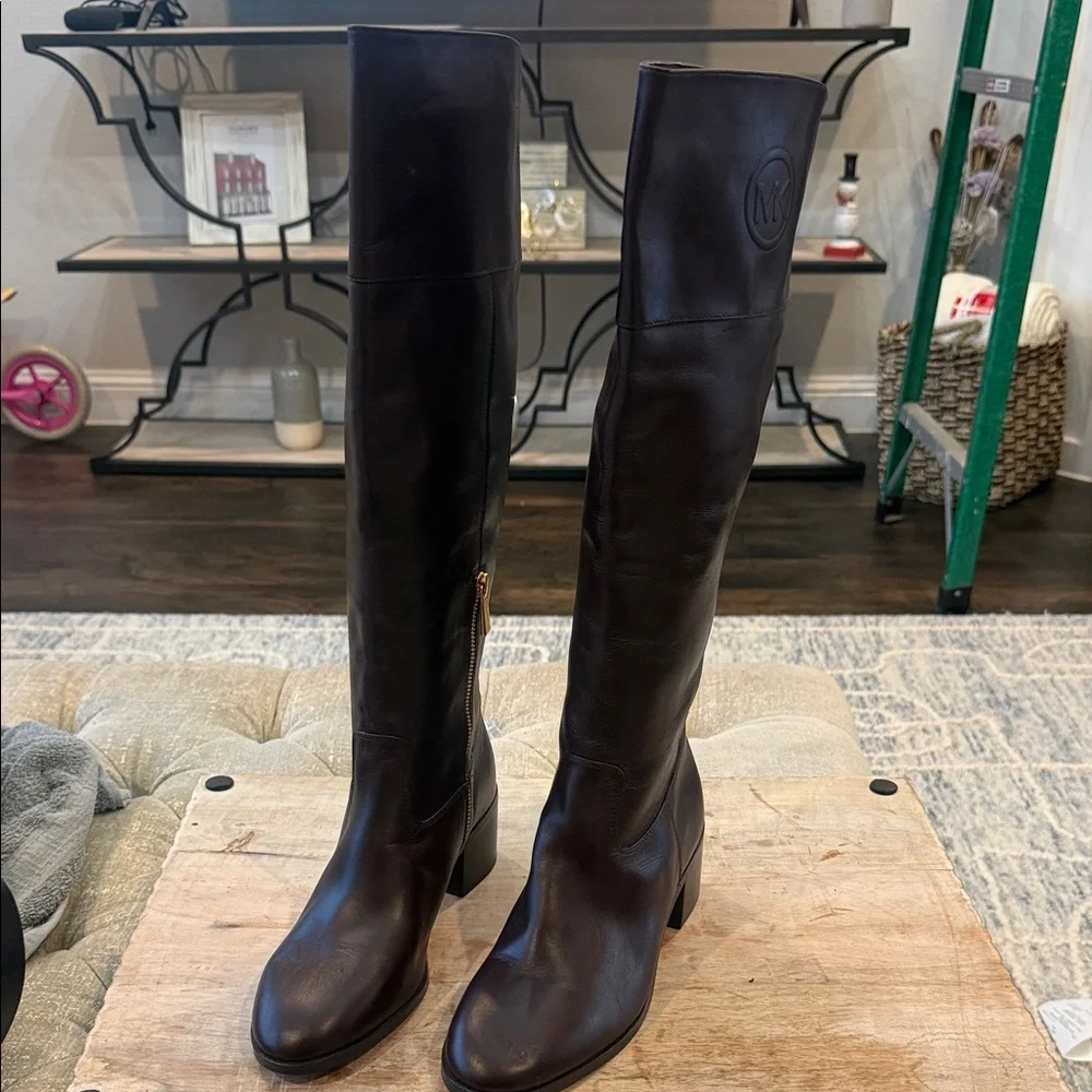 Michael Kors Women’s 8 Dark Brown‎ Over the Knee Boots